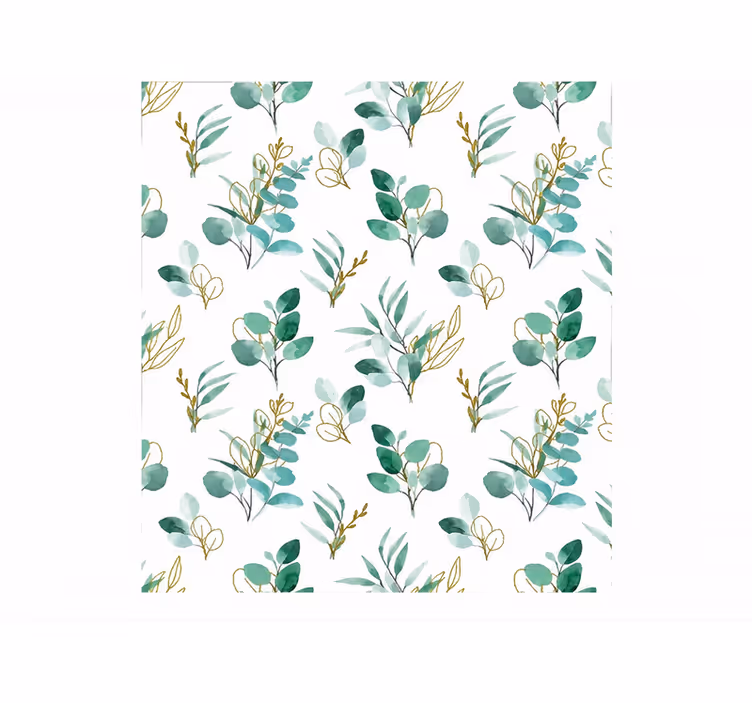 Blind green mint plant design - TenStickers