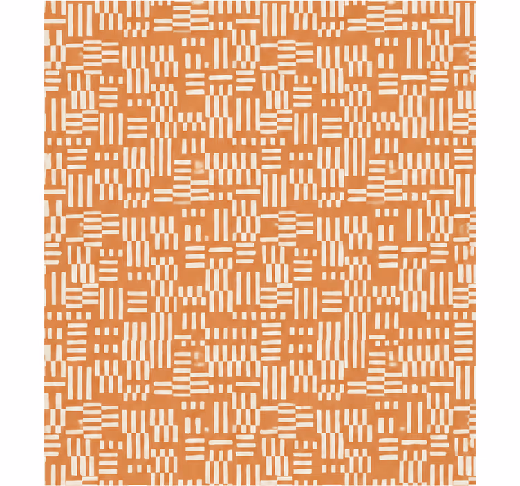 Orange blind with pine strip pattern - TenStickers