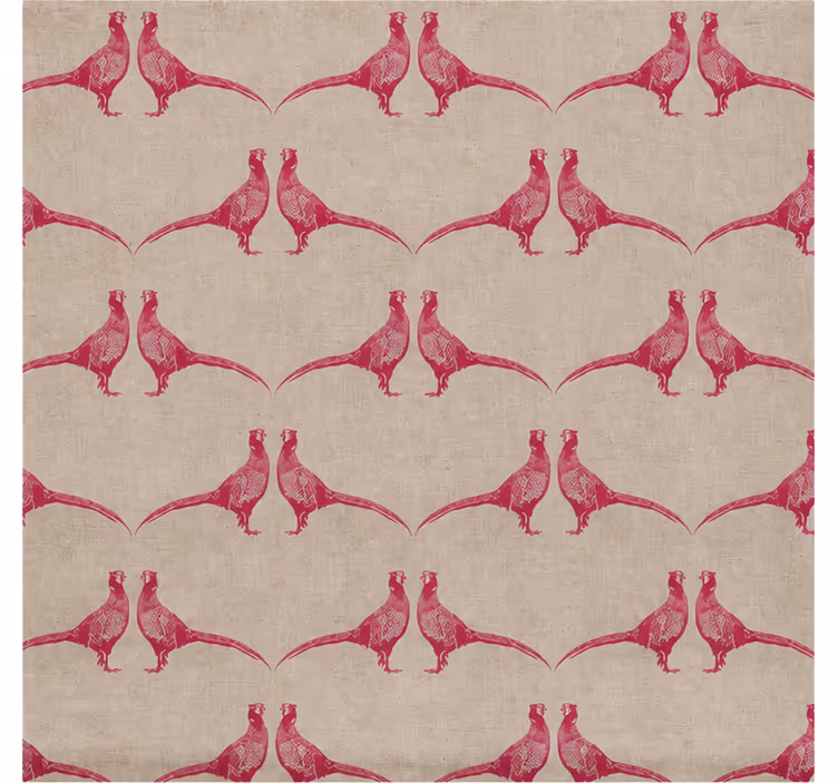 Blind pink barneby gates pheasant pattern - TenStickers