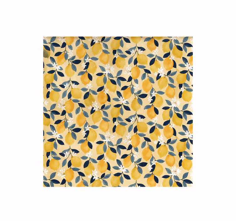 Blind yellow sicily citrus design - TenStickers
