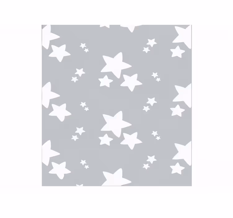 Blind grey stars simple pattern - TenStickers