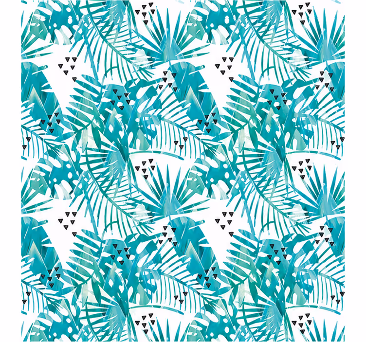 Master bedroom shades width 210 modern leaf design - TenStickers