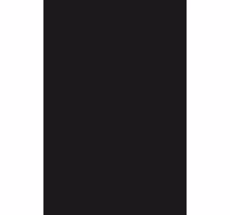 Simple Blackout black roller blind - TenStickers