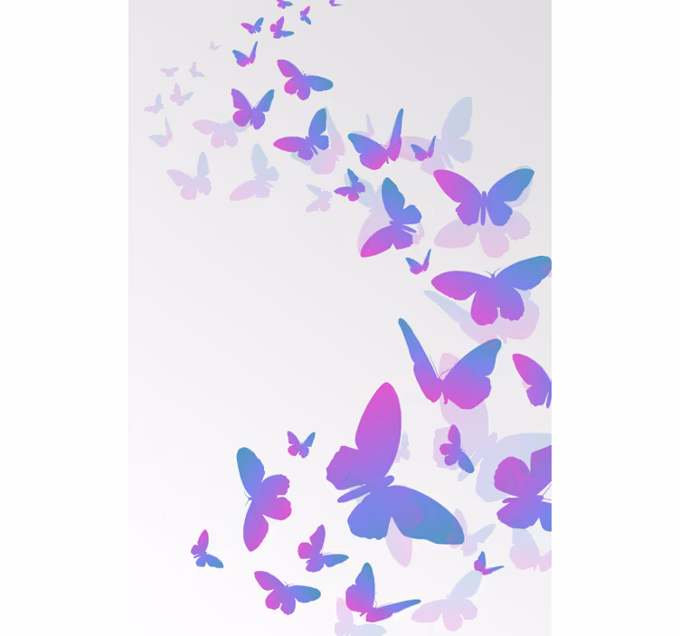 Gradient Butterfly Ensemble butterflies blind - TenStickers