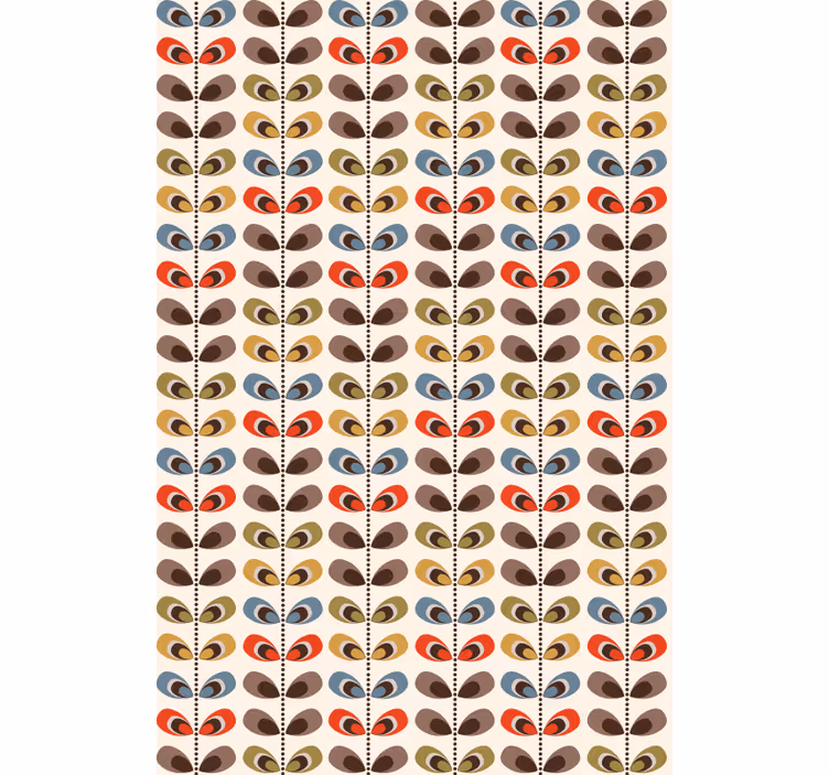Colorful eyes pattern retro vintage blind - TenStickers