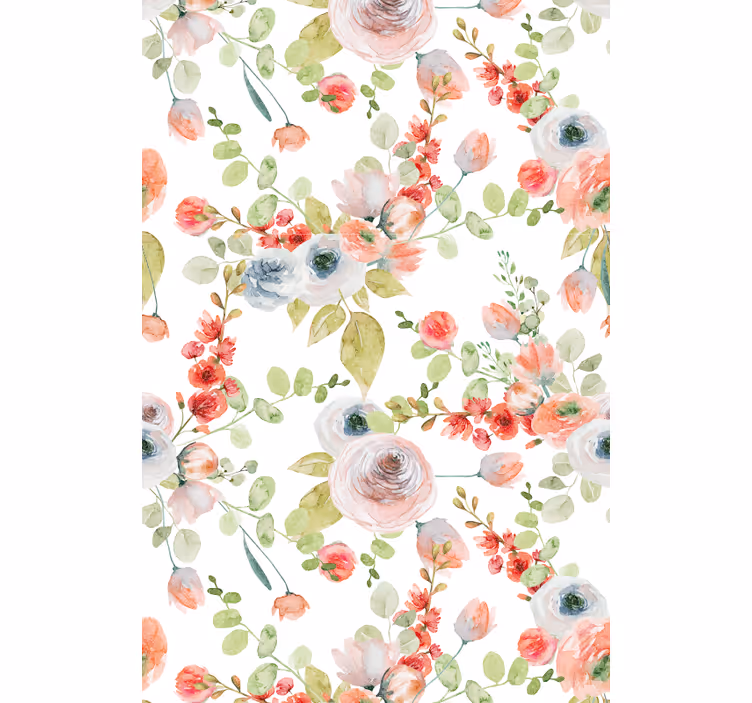 Floral branches Classic blind - TenStickers