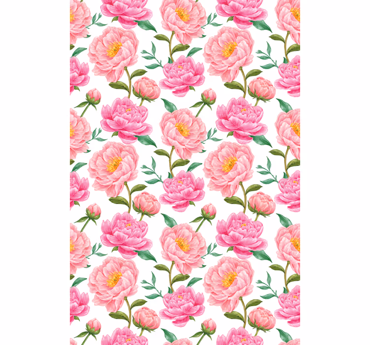 Pink flower retro vintage blind - TenStickers