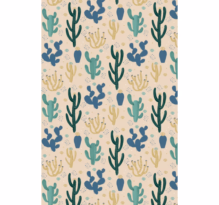 Cactus blind cactus pattern delight - TenStickers