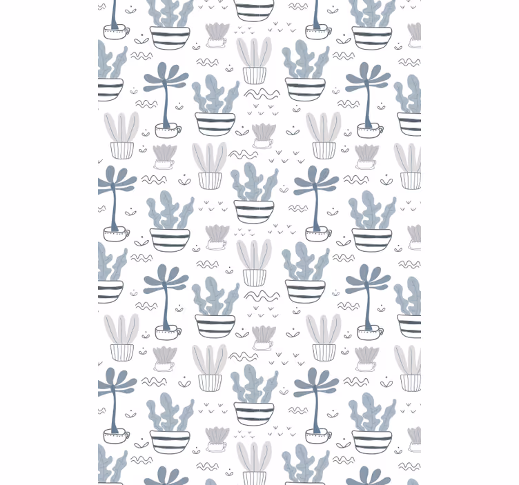 Cactus blind in gray tones - TenStickers