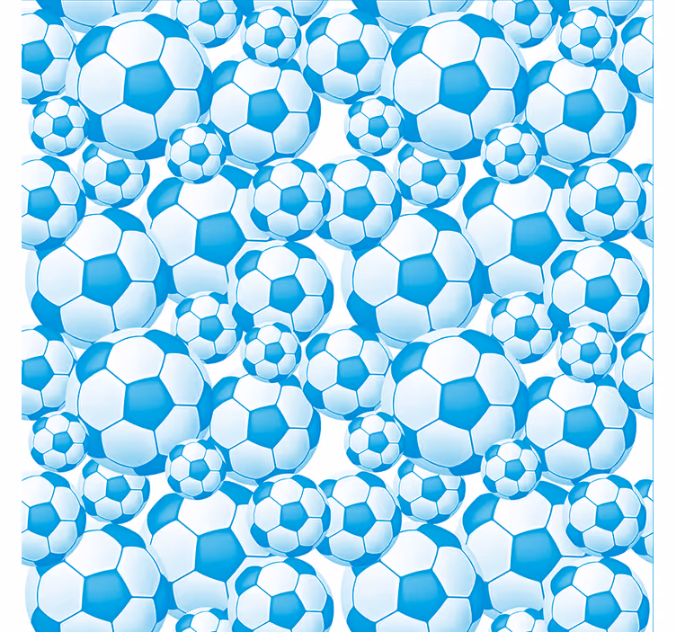 Soccer Pattern Decor football blind - TenStickers