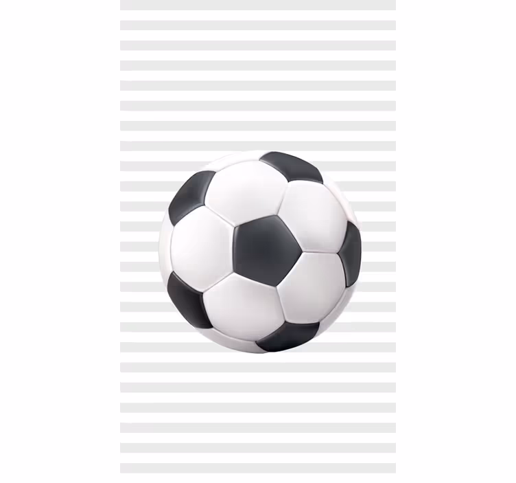 White and black ball football grey kitchen blind - TenStickers