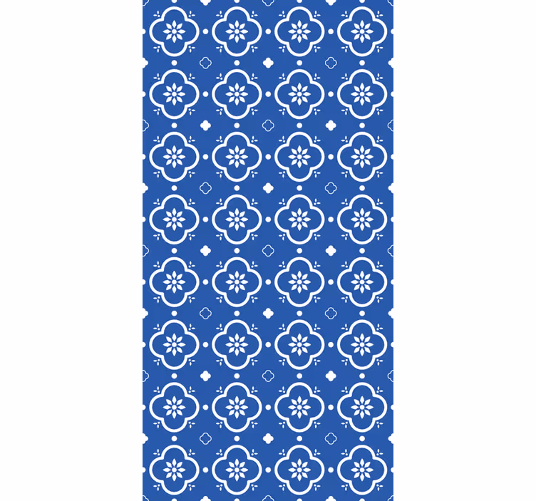 Floral Geometric Pattern blind - TenStickers