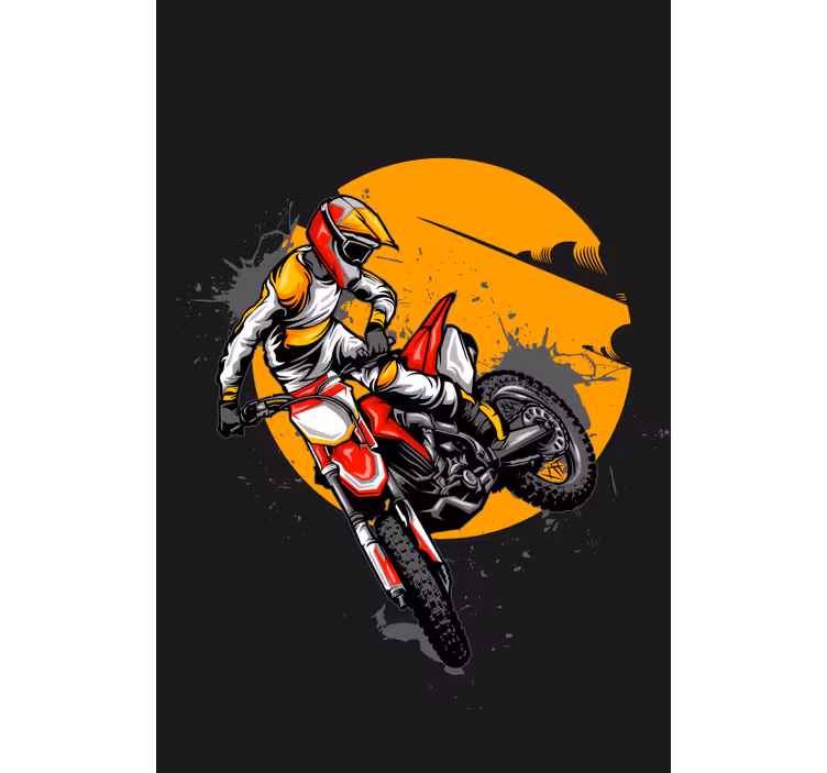 Motorbike Fun sports teenage blind - TenStickers