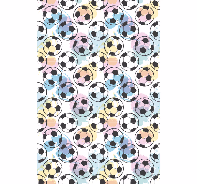 Colorful Balls football blind - TenStickers