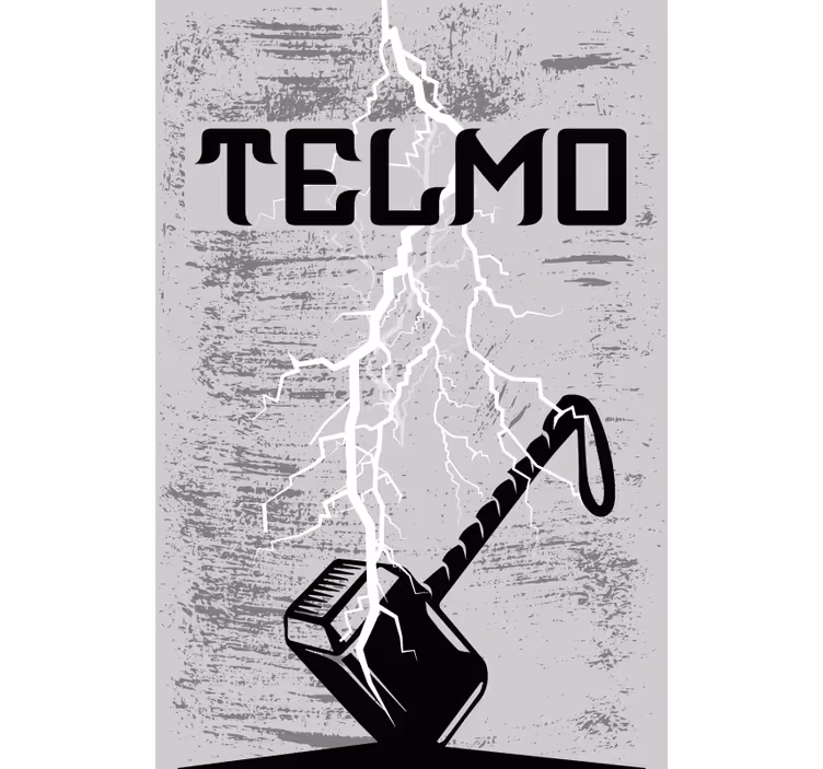 Hero of hammer gamer roller blind - TenStickers