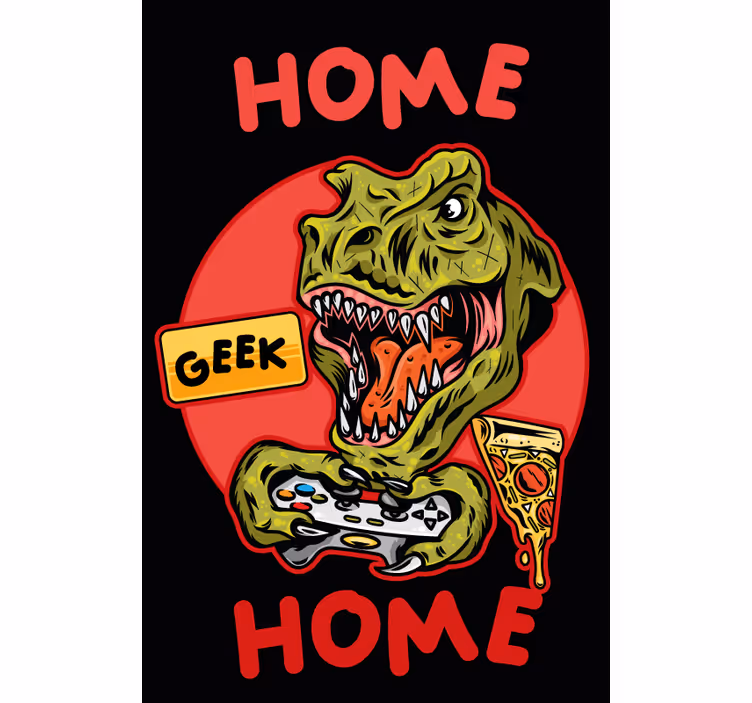 Home geek home gamer roller blind - TenStickers