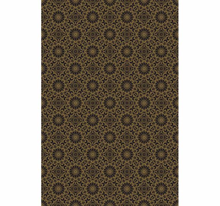 Intricate Floral Pattern art deco blind - TenStickers