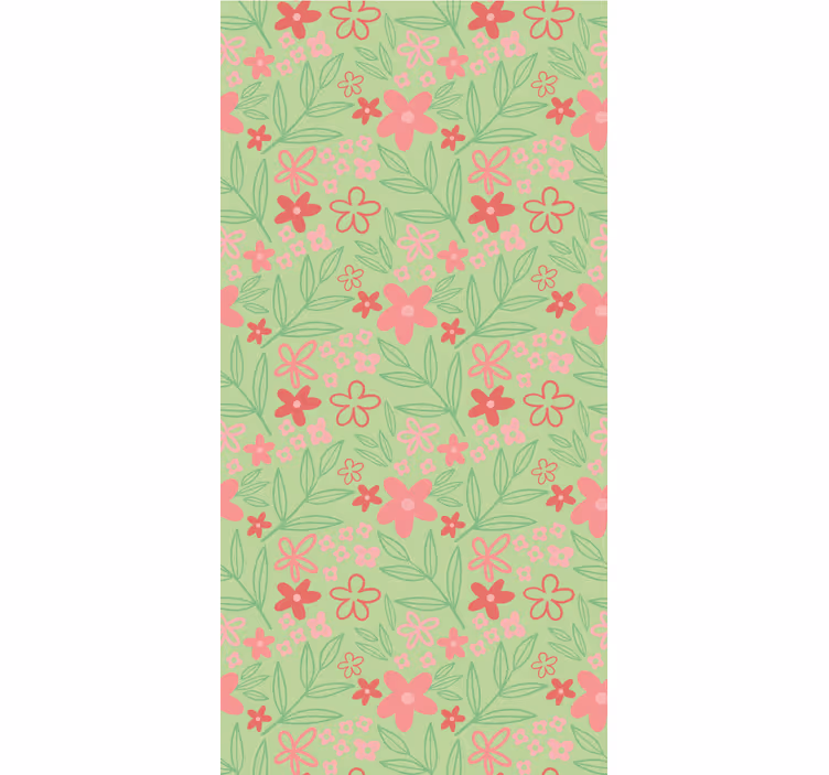 Charming Floral Theme blind flowers and plants - TenStickers