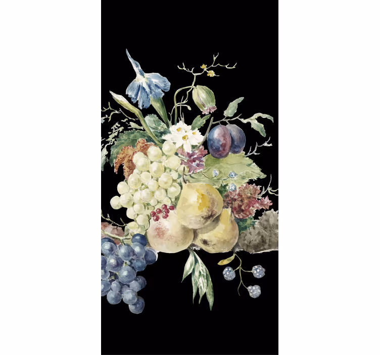 Orchard Bounty Display blind fruit and vegetables - TenStickers