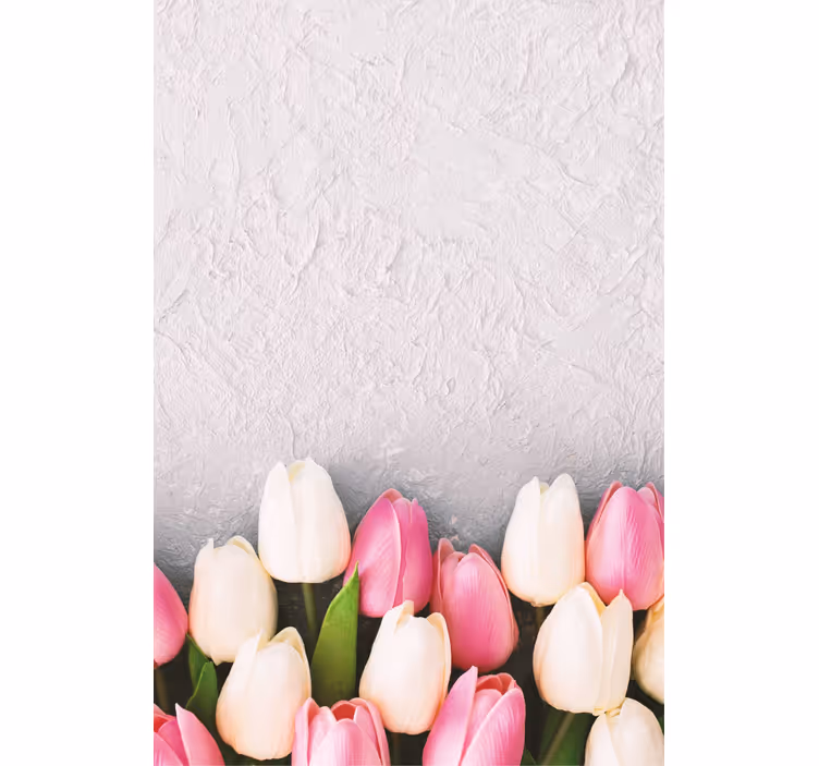 Tulip Blossom Arrangement blind flowers and plants - TenStickers