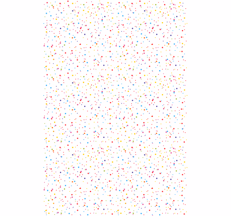 Colorful little dots kids roller blind - TenStickers