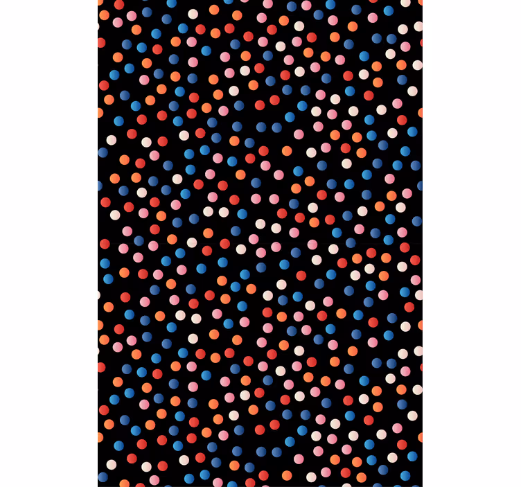 Colorful Polka Dots blind children - TenStickers