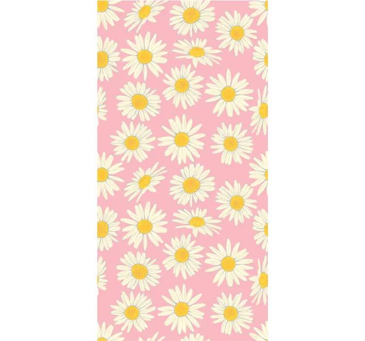 Daisy Pattern Bloom blind flowers and plants - TenStickers