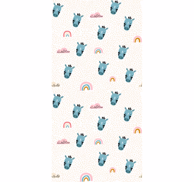 Blue zebras and rainbows blind children - TenStickers