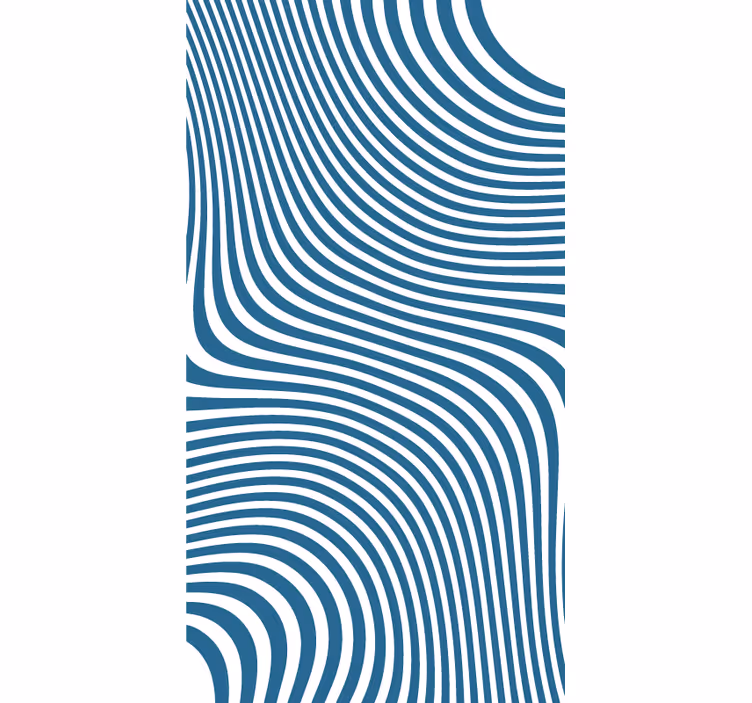 Fluid stripe pattern pattern roller blind - TenStickers