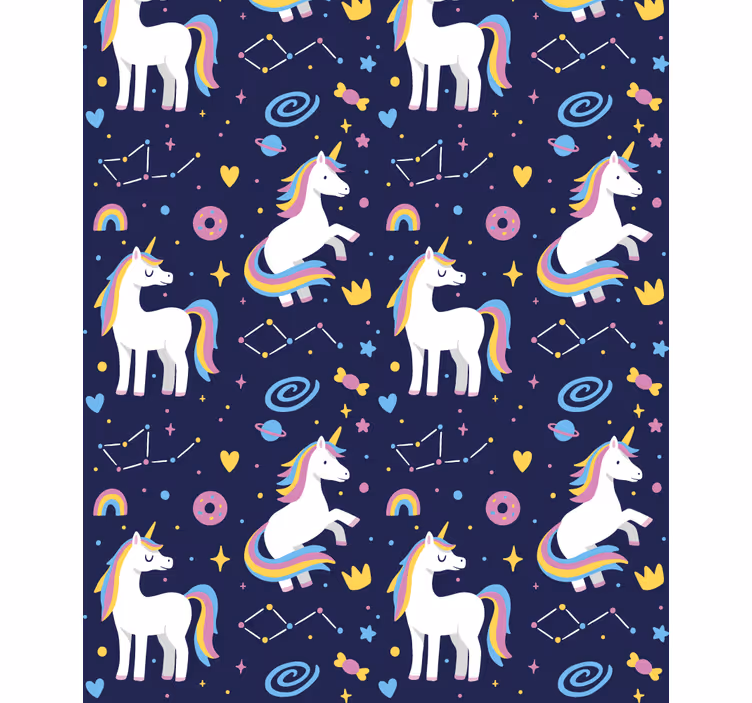 Unicorn Fantasy Theme blind - TenStickers
