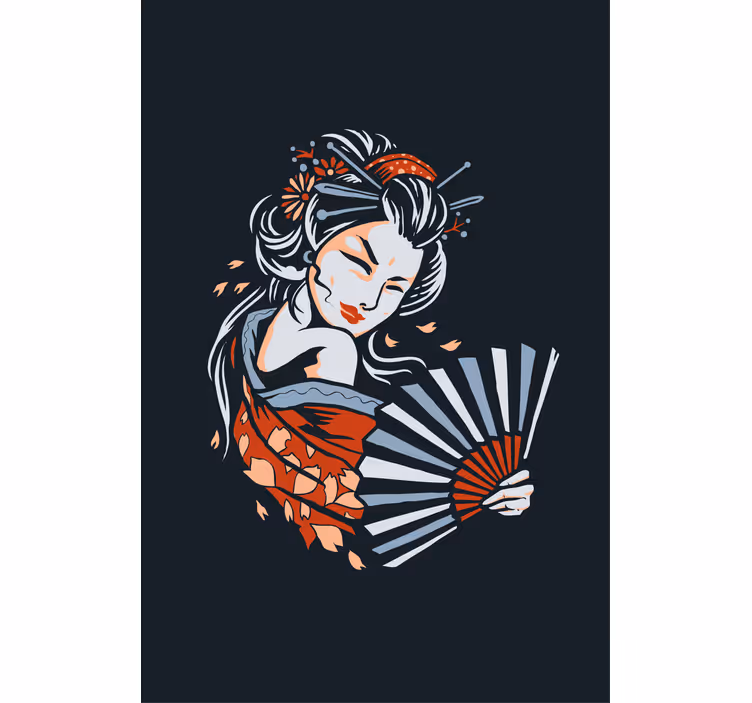 Original blind - Graceful fan dance - TenStickers