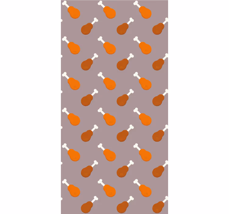 Chicken drumstick pattern blind original - TenStickers