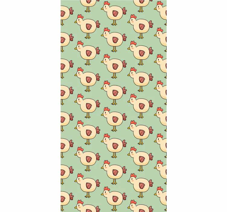 Delightful Chicken Motif animals blind - TenStickers