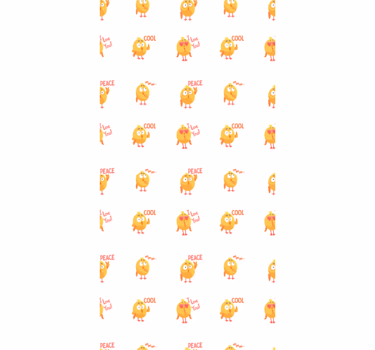 Cute Birds Expressions animals blind - TenStickers