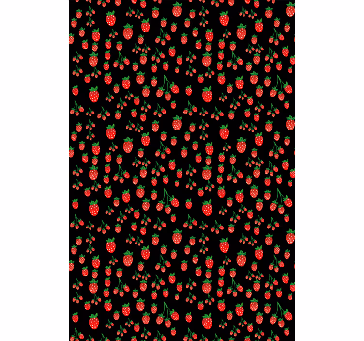 Vibrant Strawberry Patterns blind fruit and vegetables - TenStickers