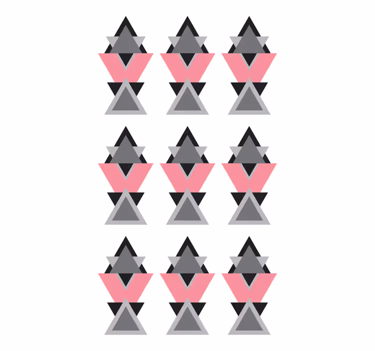 Geometric Triangular Shapes modern blind - TenStickers
