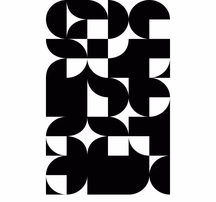 Energetic Geometric Arrangements modern blind - TenStickers