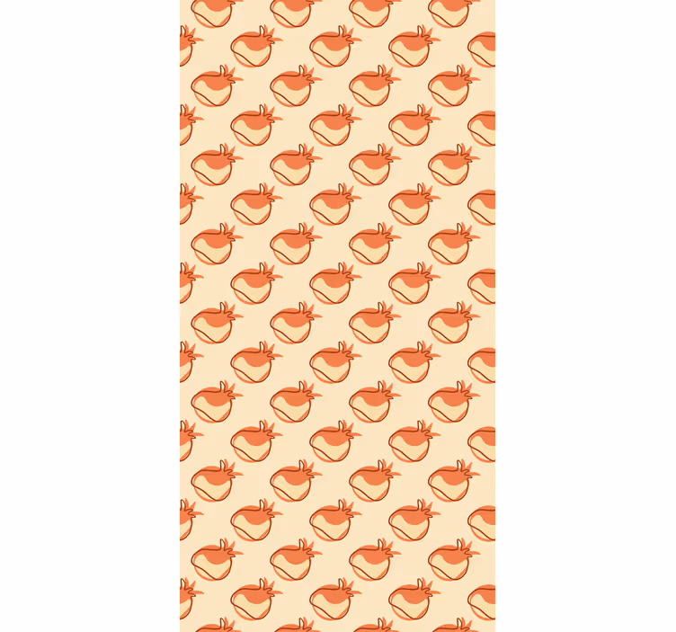 Blind fruit and vegetables in beige vegetable pattern - TenStickers