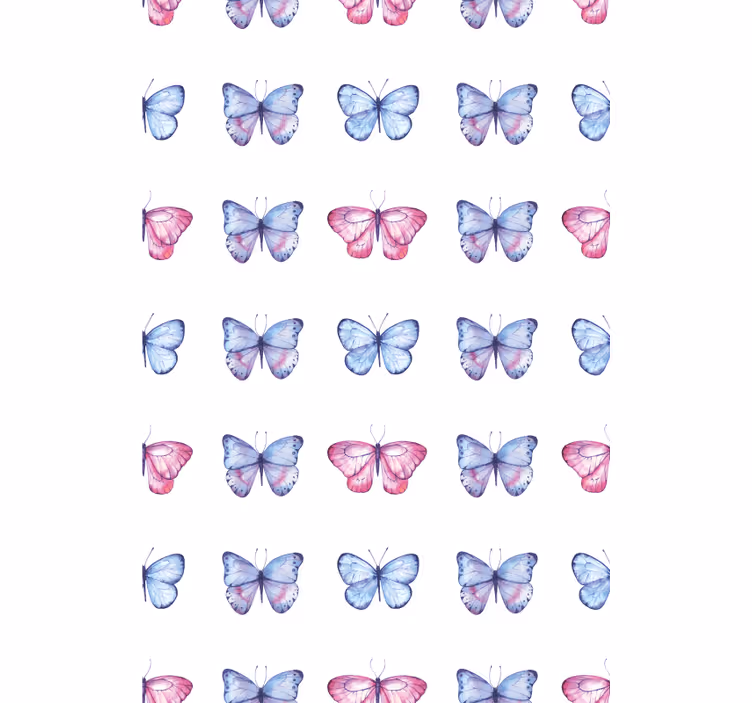 Blue and pink wings butterflies blind - TenStickers
