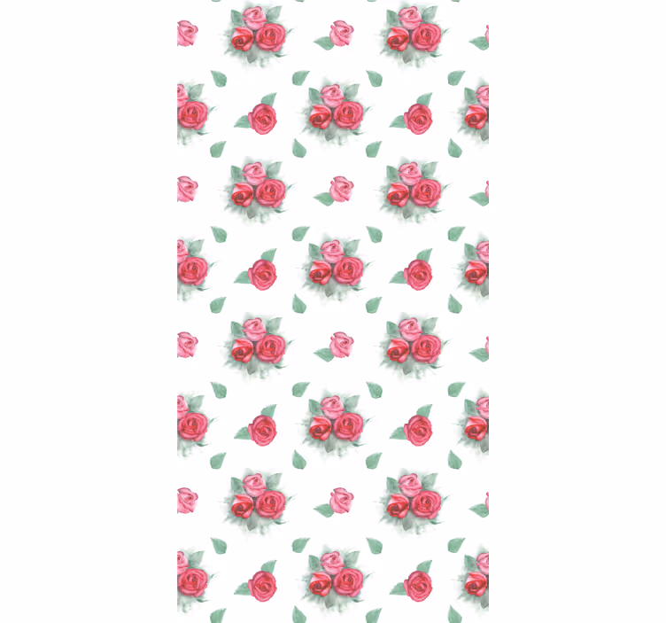 Roses With Leaves blind flowers and plants - TenStickers