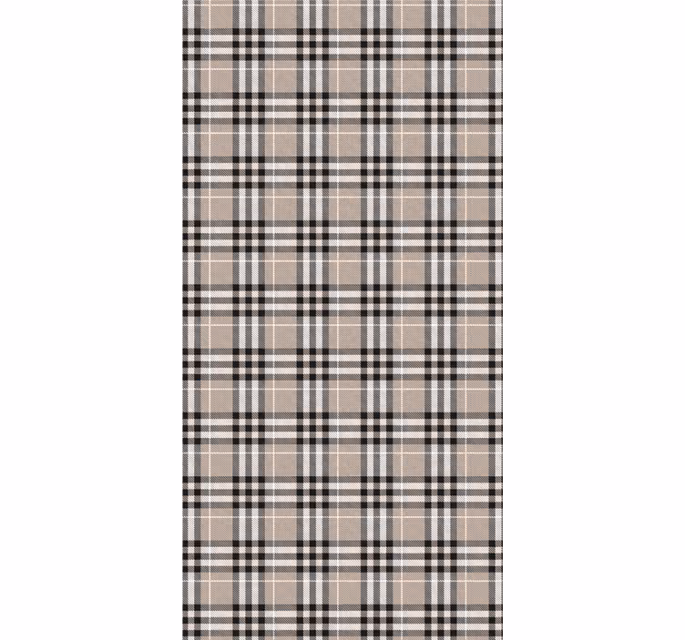 Pattern roller blind classic checkered design - TenStickers