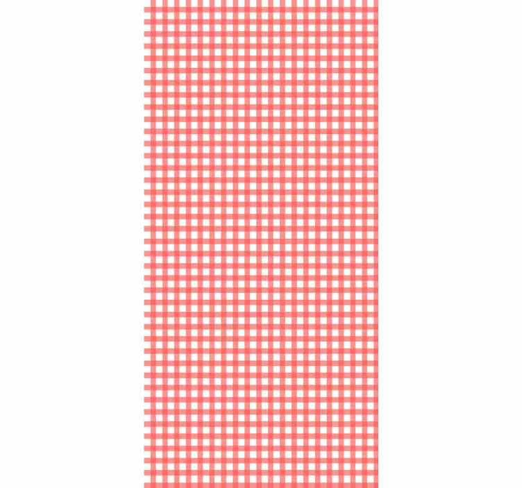 Chechered pattern roller blind - TenStickers
