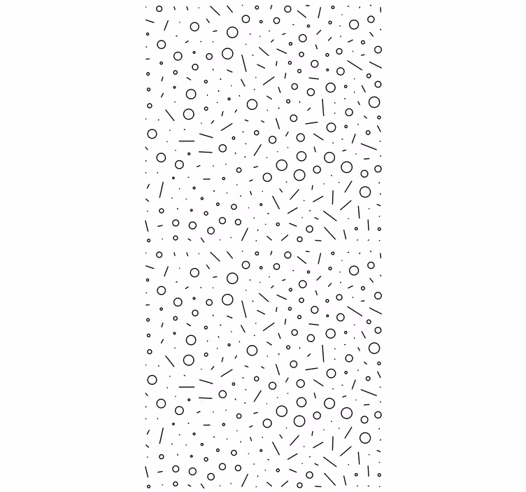 Abstract circular pattern modern blind - TenStickers