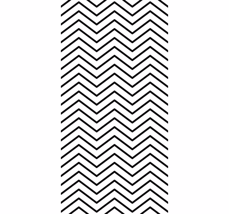 Chevron Patterned Design modern blind - TenStickers