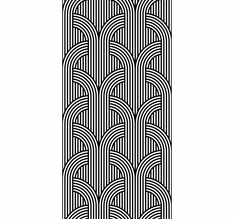 Geometric Arch Pattern modern blind - TenStickers