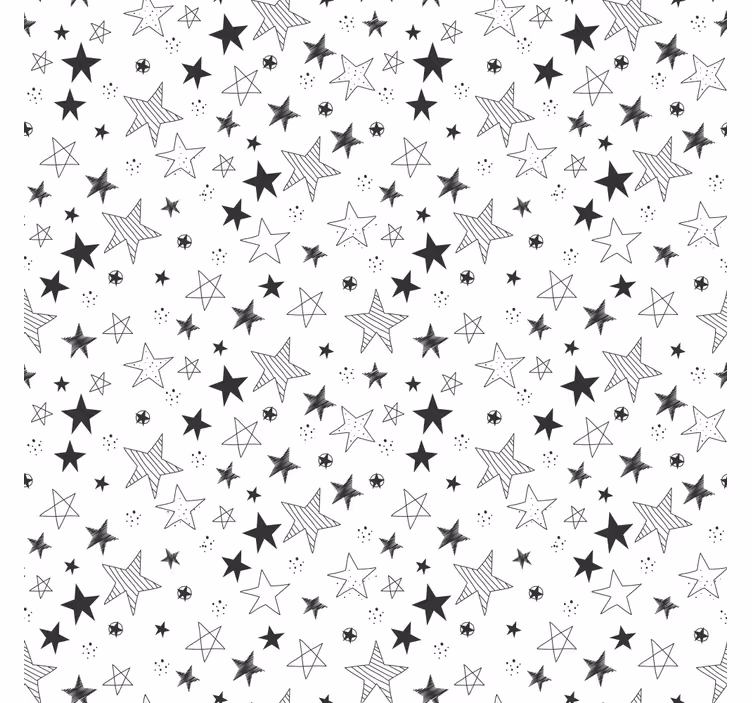 Grey starry adventure blind children - TenStickers