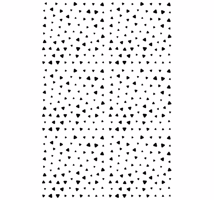 Geometric heart pattern pattern roller blind - TenStickers