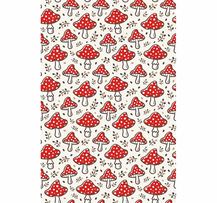Modern colorful mushroom pattern kitchen blind - TenStickers