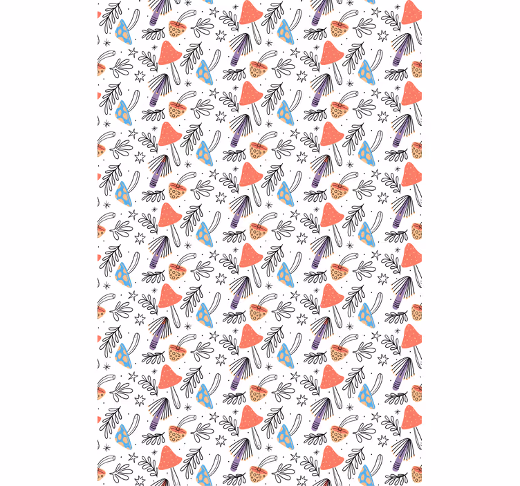 Funky Floral Design blind flowers and plants - TenStickers