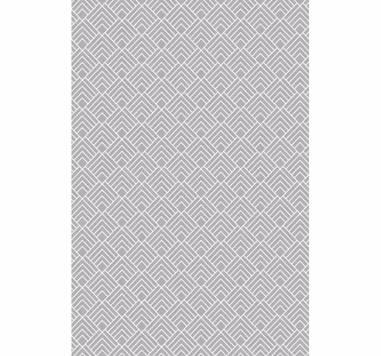 Light grey lines in zig zag Nordic kitchen blind - TenStickers